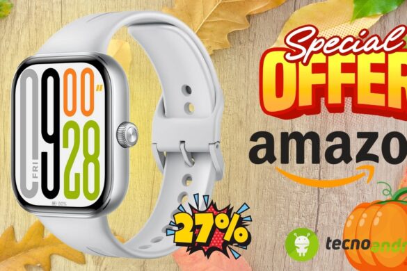 Amazon shock: Redmi Watch 5 ad un PREZZO FAVOLOSO