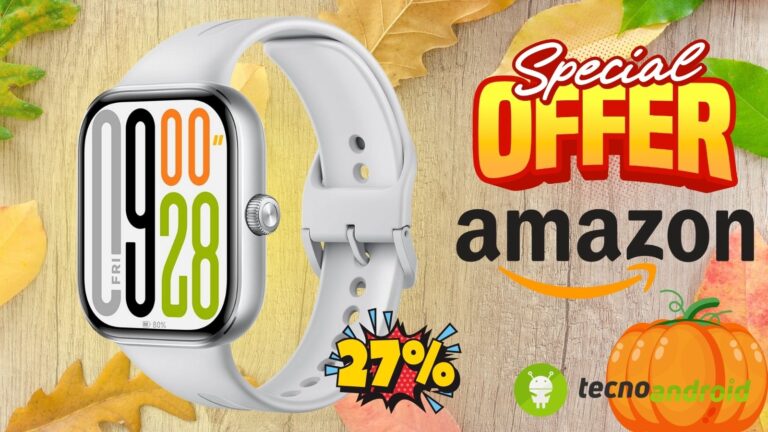 Amazon shock: Redmi Watch 5 al polso che stupisce