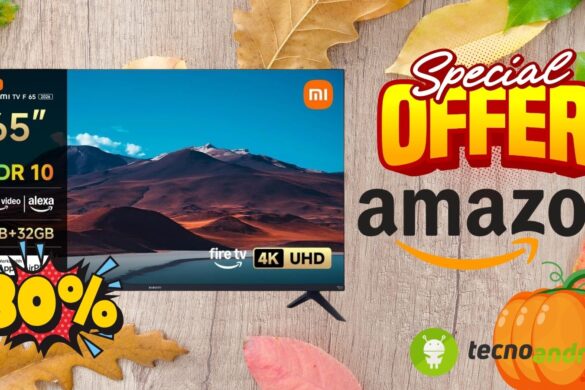 Amazon MEGA SCONTO del 30%: la Xiaomi TV F 65″ ti aspetta