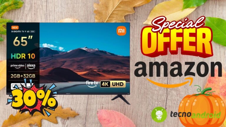 Amazon MEGA SCONTO del 30%: la Xiaomi TV F 65" ti aspetta