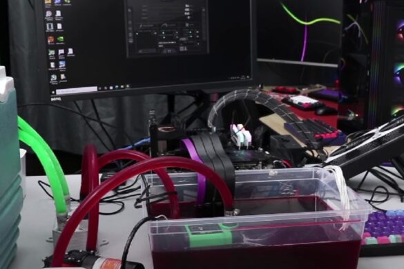 GPU gaming raffreddate con l’olio per il cambio automatico