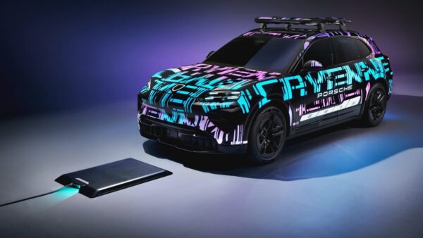 Porsche, Cayenne, Electric, Wireless Charging