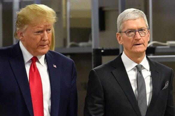 Tim Cook accanto a Trump nel cuore di Londra: che succede?