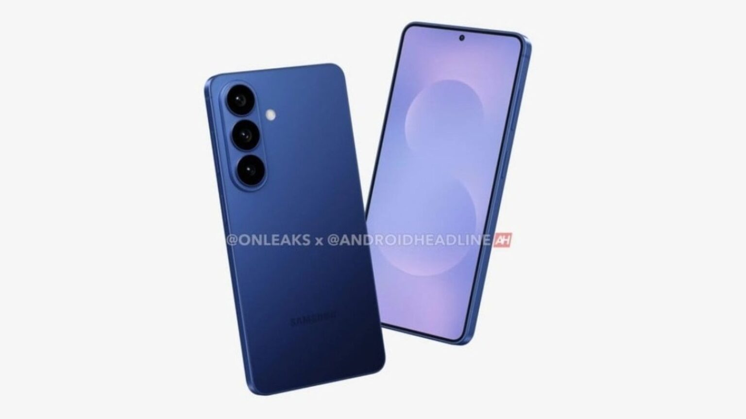 Samsung Galaxy S26 renders