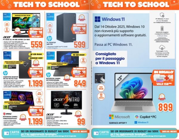 expert - utilizzo volantino tech to school expert