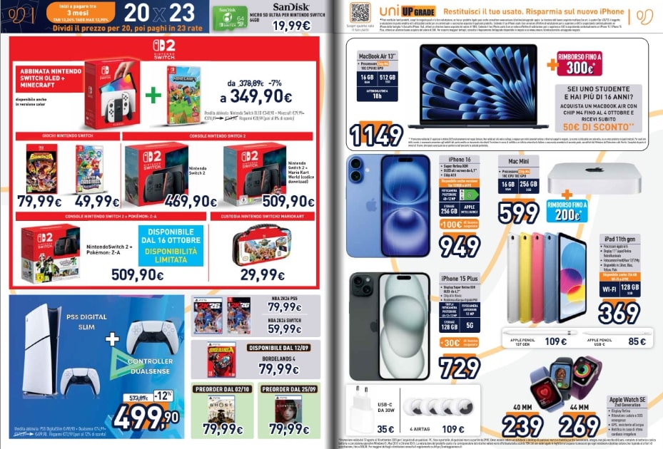 Screenshot 2025-09-08 101144 unieuro volantino settembre