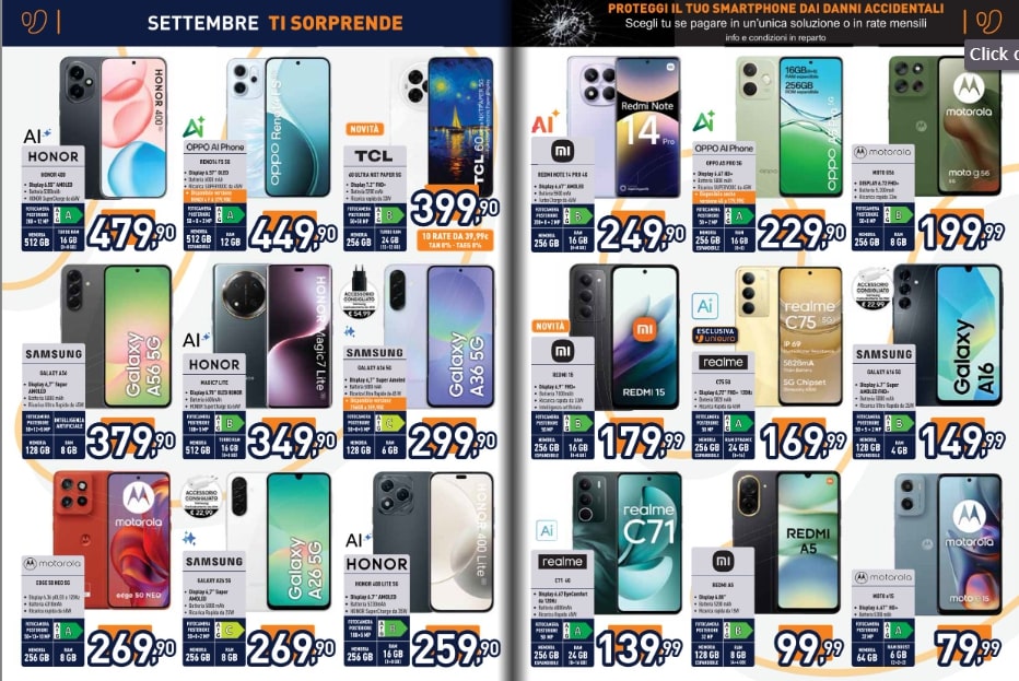 Screenshot 2025-09-08 101150 unieuro volantino settembre