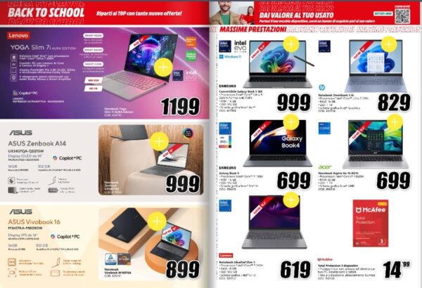 mediaworld - caratteristiche mediaworld back to school