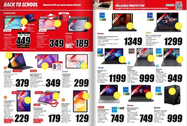 mediaworld - specifiche mediaworld back to school