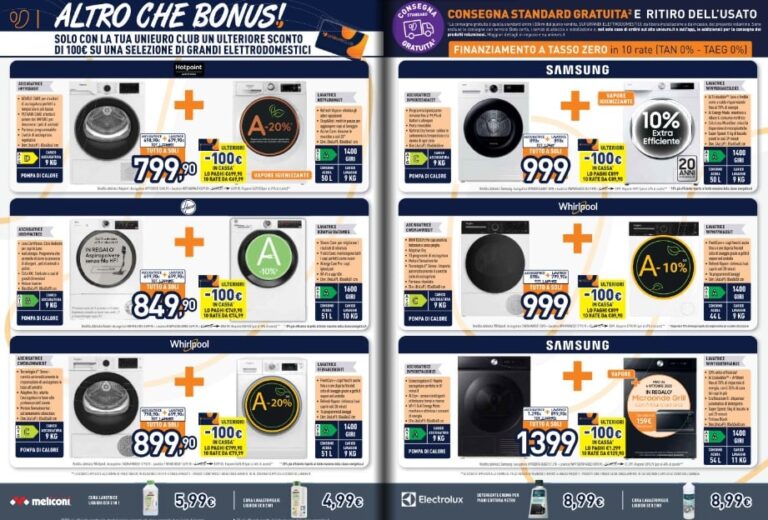 unieuro - caratteristiche volantino speciale casa unieuro