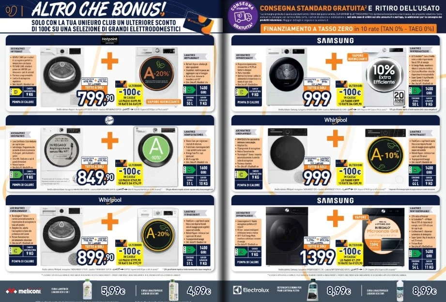 Screenshot volantino speciale casa unieuro