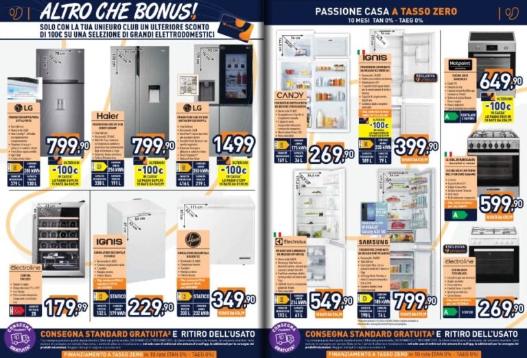 unieuro - funzionalità volantino speciale casa unieuro