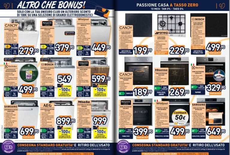unieuro - specifiche volantino speciale casa unieuro