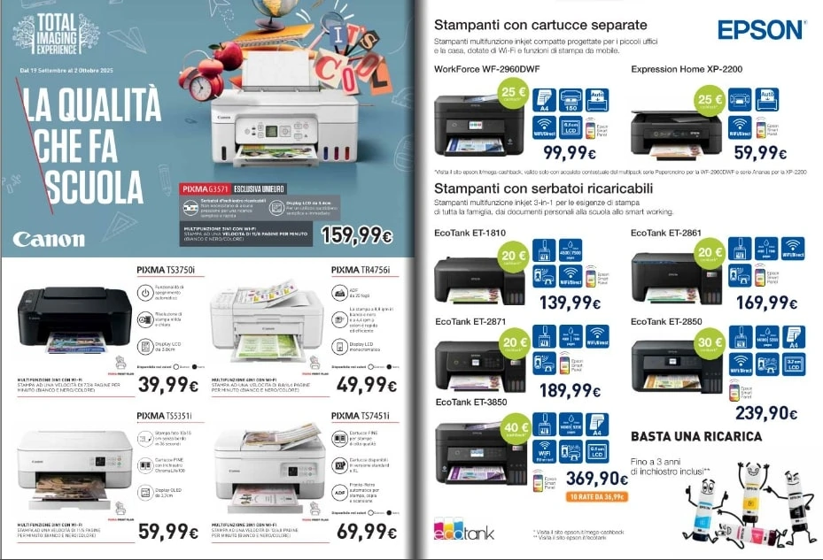 Screenshot volantino speciale casa unieuro