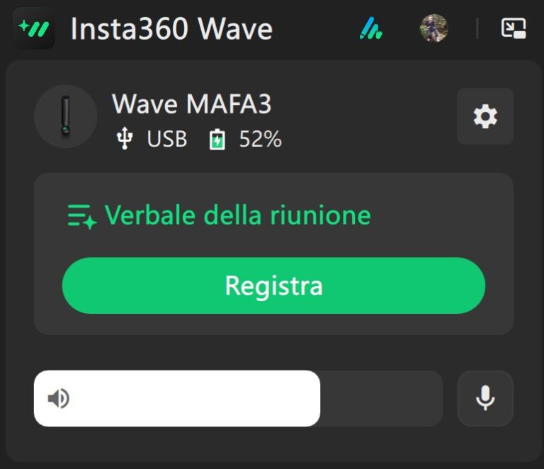Insta360 Wave - caratteristiche Screenshot