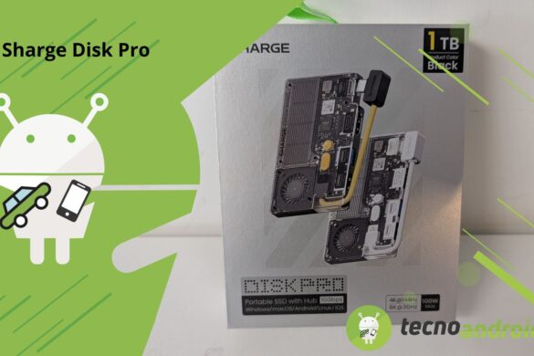 Sharge Disk Pro è il PSSD con un sistema di raffreddamento e hub multi-porta