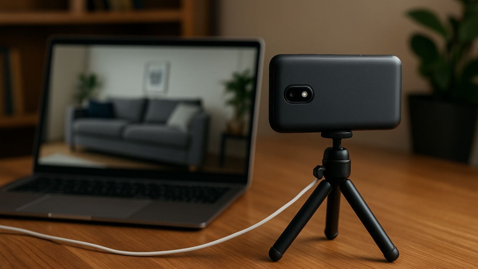 Smartphone android telecamera di sicurezza