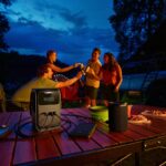 Tent camping