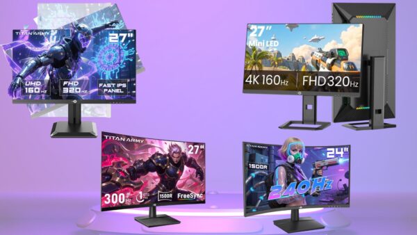 Titan Army lancia quattro nuovi monitor da gaming: i primi con Modalità Doppia