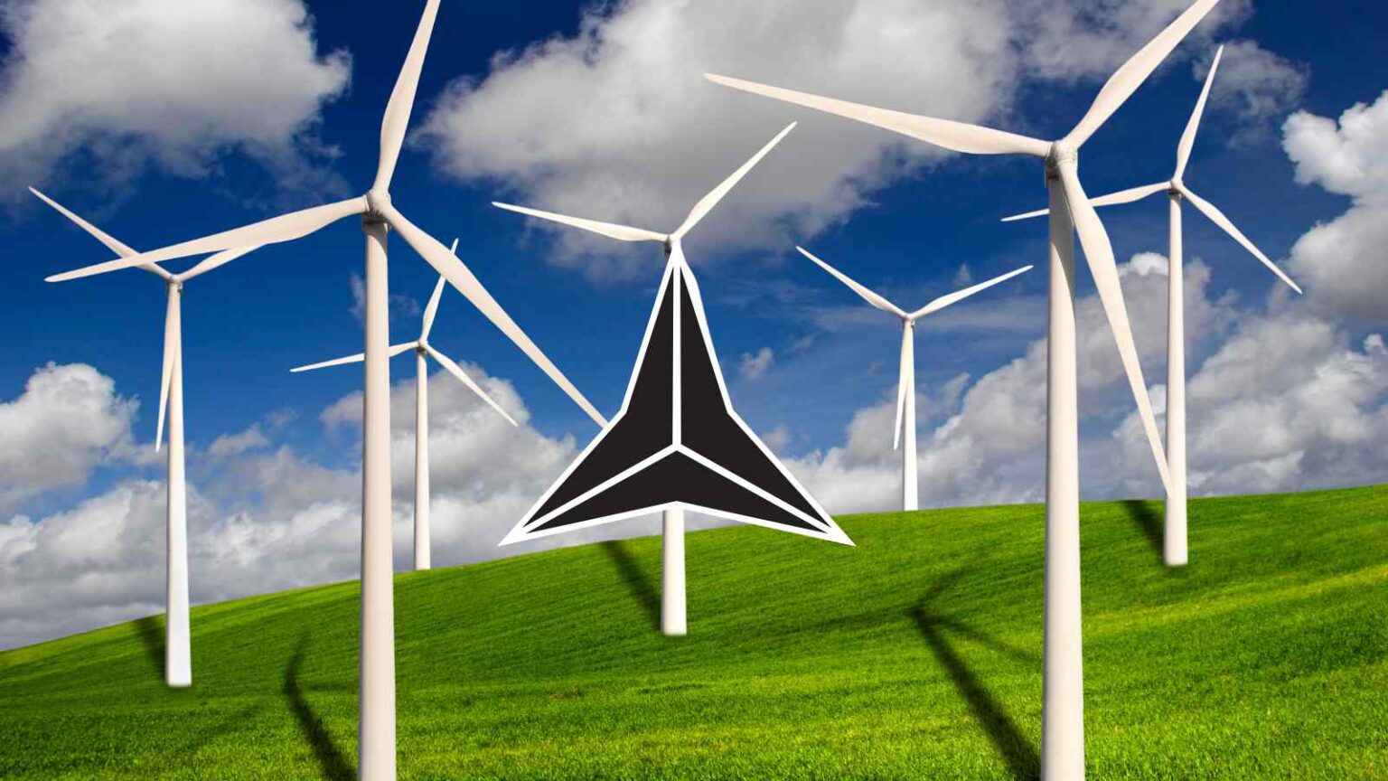 La pista prove di Mercedes-Benz a Papenburg diventa un hub energetico con 20 turbine eoliche e un focus sulla sostenibilità.