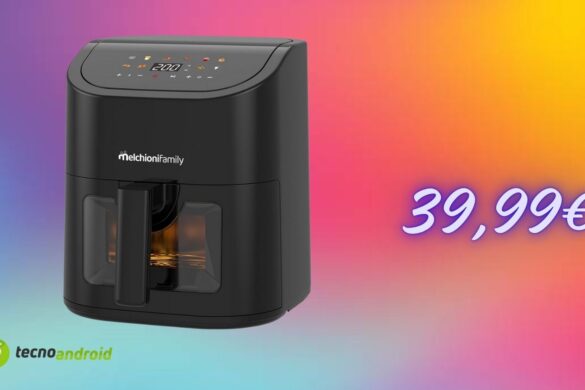 Friggitrice ad aria Melchioni Family in regalo: Amazon la offre a 39,99€