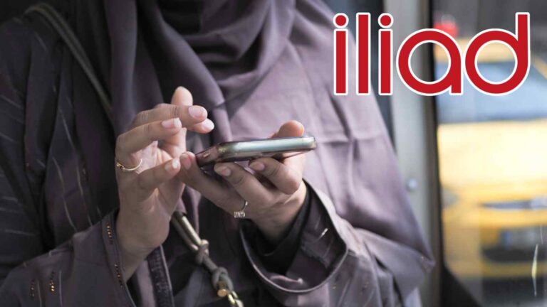 Iliad Giga 200 offre 200 GB, minuti e SMS illimitati in Italia e 13 GB in Europa a 9,99€ al mese, con rete 4G, 4G+ e 5G.