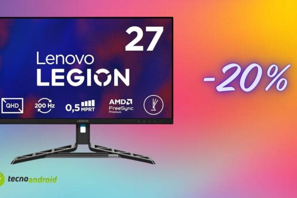Lenovo Legion R27qe Gen 2 a prezzo incredibile: sconto del 20% su Amazon