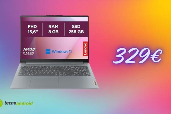 Lenovo IdeaPad Slim 3 con un’offerta shock su Amazon: oggi costa solo 329€