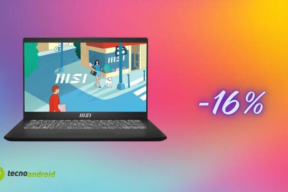 Notebook MSI Modern 14 a prezzo shock: oggi grazie ad Amazon risparmiate oltre 100 euro