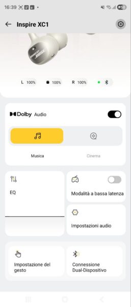Baseus Inspire XC1 - specifiche Baseus Inspire XC1 - specifiche