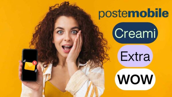 PosteMobile Creami EXTRA WOW 150 Online offre 150GB, chiamate e SMS illimitati a 6,99€/mese, attivabile facilmente sul web.