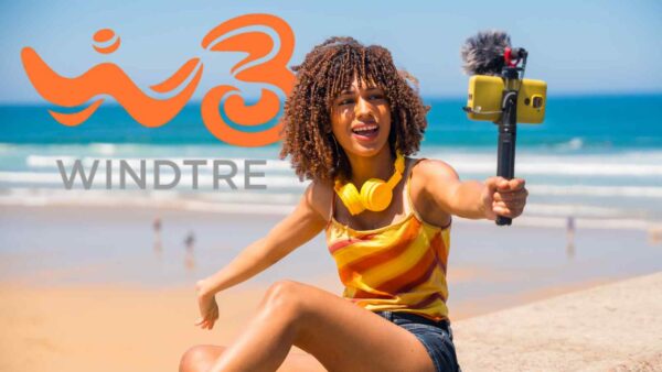 WINDTRE offre 200 GIGA in 5G, minuti illimitati e SIM attivabile online, con rete stabile e extra in UE a 9,99 €/mese.