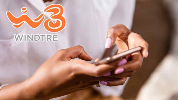 Windtre propone una SIM con 200 Giga, 5G, voce illimitata e navigazione in Europa a partire da 7,99€ al mese.