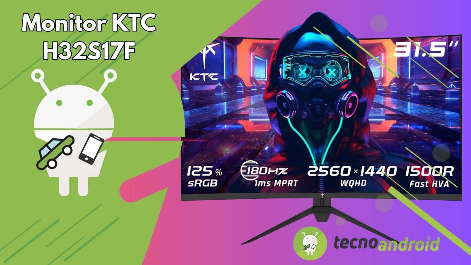 Monitor KTC H32S17F curvo da 32": il gaming ha un nuovo sovrano da 240 Hz | RECENSIONE