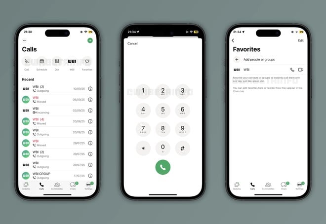 WhatsApp Hub chiamate iOS WhatsApp Hub chiamate iOS