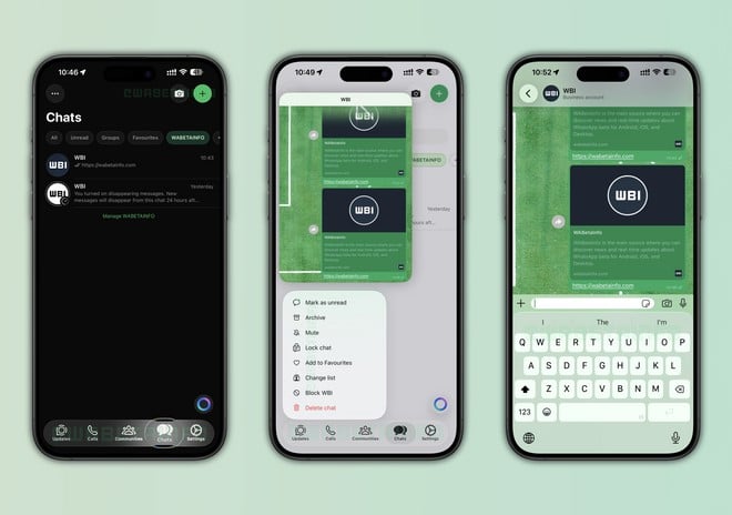 WhatsApp Liquid Glass iOS 26 WhatsApp Liquid Glass iOS 26