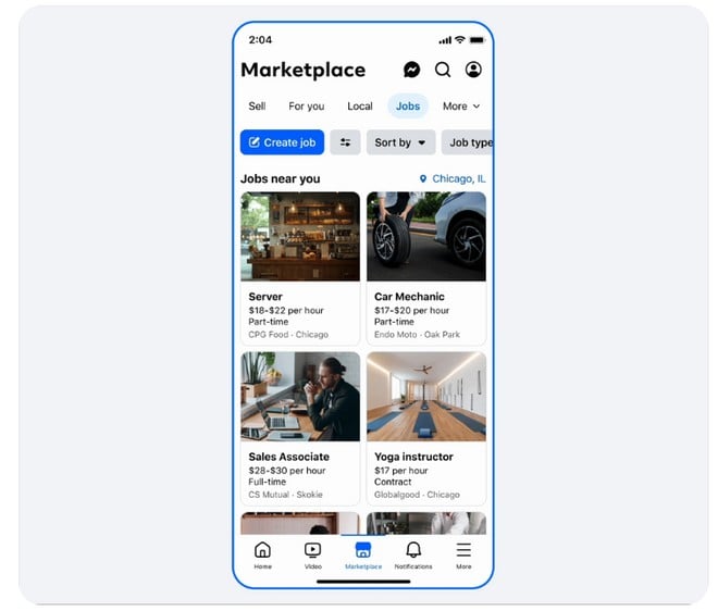 Facebook offerte lavoro