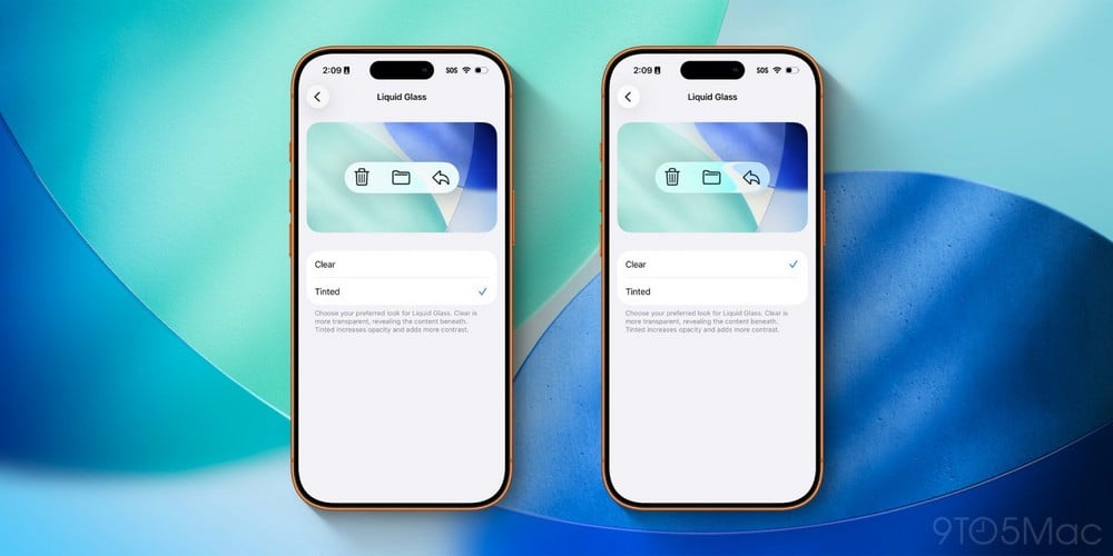 Liquid Glass iOS 26.1 Beta 4 Tinted