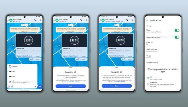 Una nuova scorciatoia per coinvolgere tutti i partecipanti di un gruppo su WhatsApp è ormai in arrivo per tutti, ecco come si usa Una nuova scorciatoia per coinvolgere tutti i partecipanti di un gruppo su WhatsApp è ormai in arrivo per tutti, ecco come si usa
