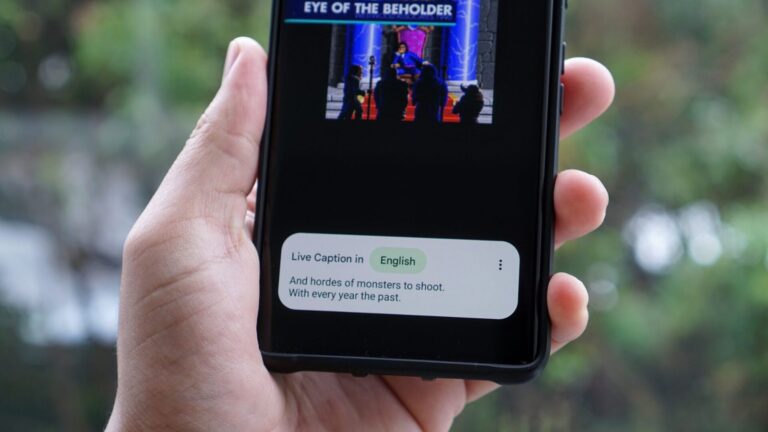 Android, la funzione Live Caption trasforma l’audio in testo in tempo reale