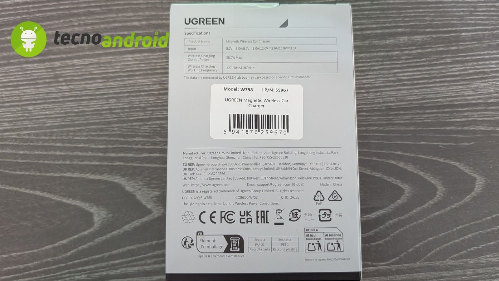 UGREEN MagFlow Qi2 25W Caricatore Wireless: potenza di ricarica anche in auto | Recensione