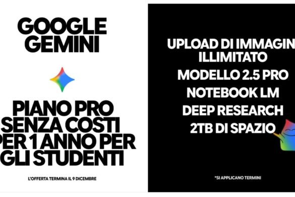 Google porta l’IA nelle università: Gemini e AI Pro gratis per un anno