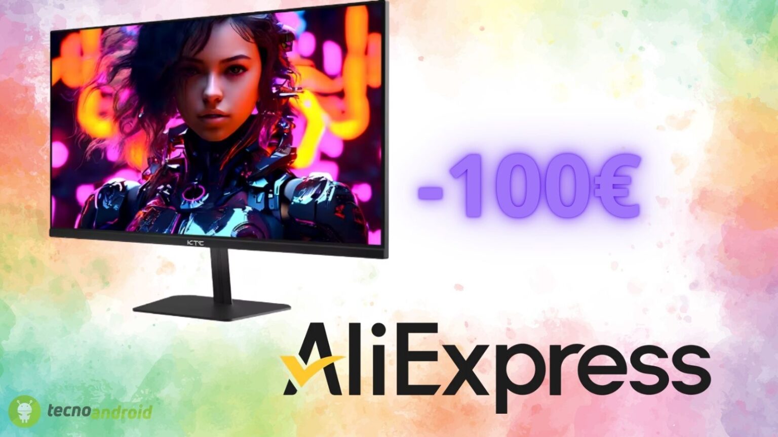 AliExpress, il monitor da gaming KTC costa 100 euro in meno