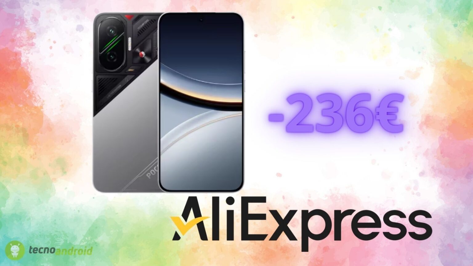 AliExpress, attenzione massima sullo sconto di oggi sul POCO F7
