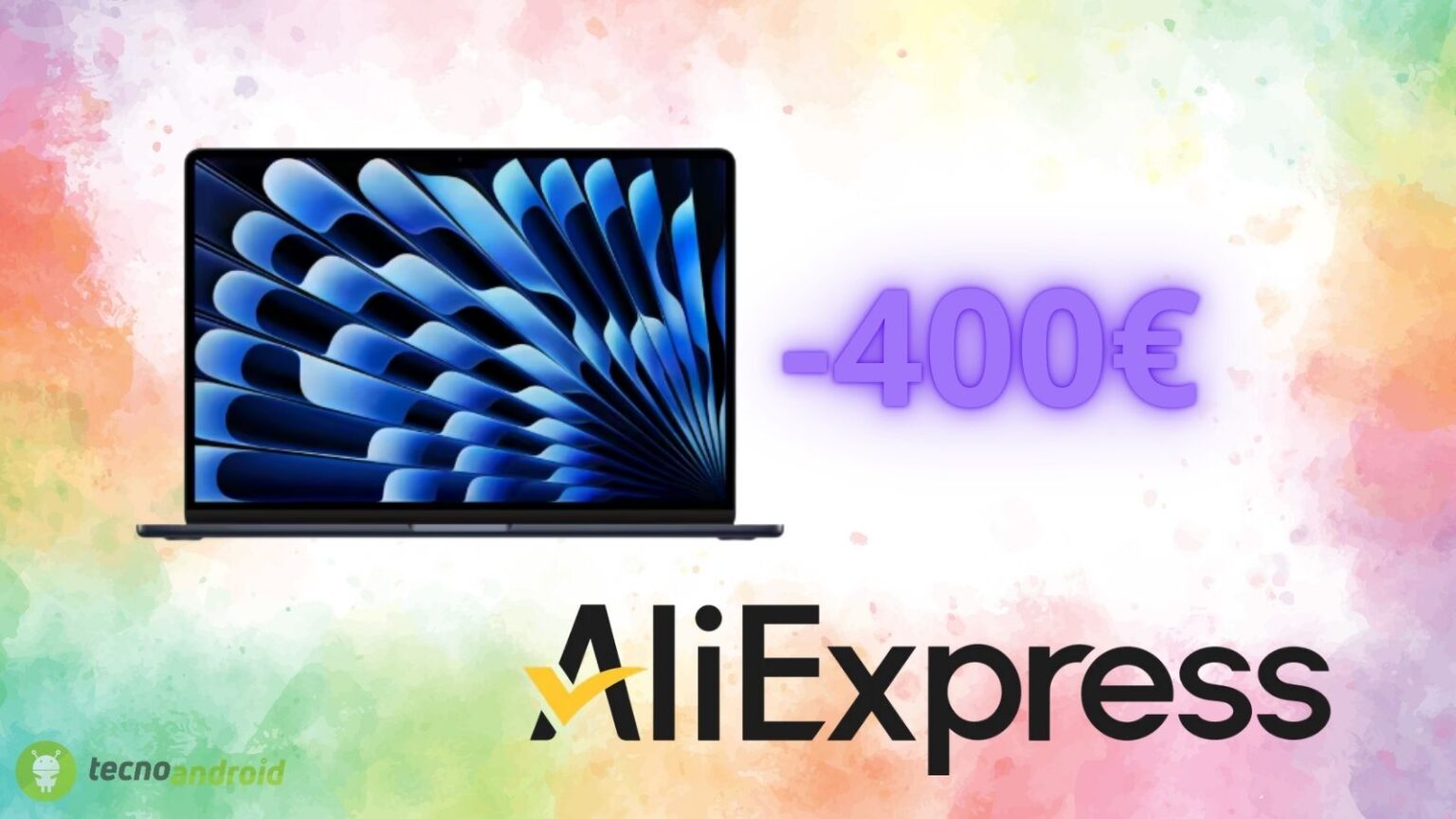 AliExpress, sconto di 400 euro sull'Apple MacBook Air