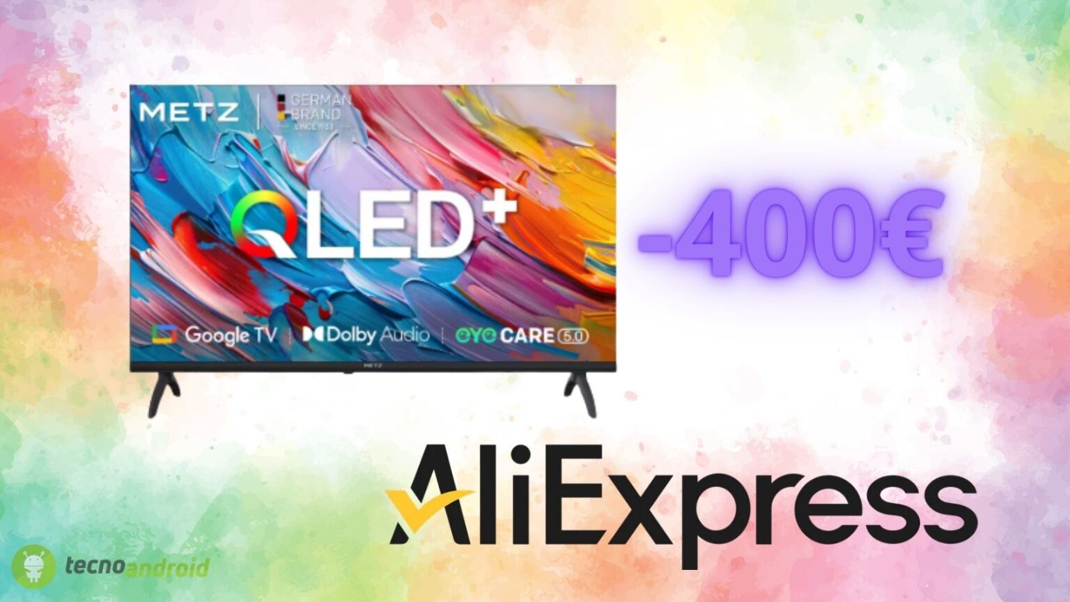 Smart TV con Google TV a soli 180 euro su AliExpress