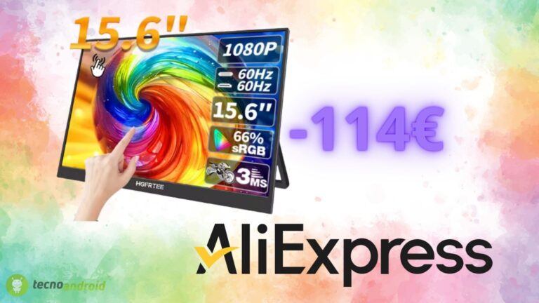 Monitor portatile a prezzo mai visto su AliExpress: offerta da non perdere