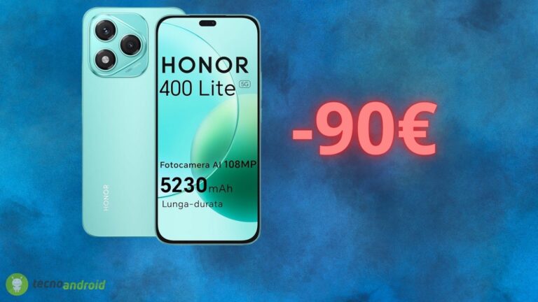 Honor 400 Lite, offerta FOLLE su Amazon con questo sconto speciale