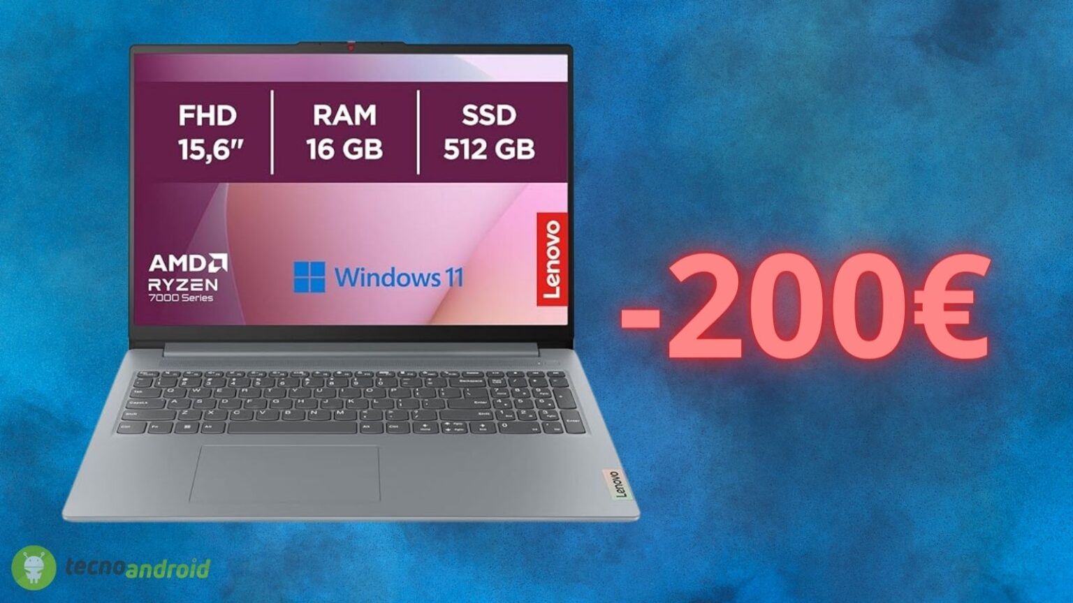 Amazon è FUORI di TESTA: nuova offerta sul notebook LENOVO