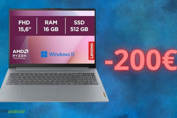 Amazon è FUORI di TESTA: nuova offerta sul notebook LENOVO